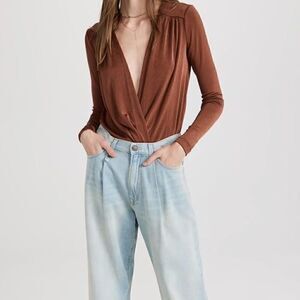 Free People Bodysuit Blouse Festival Top